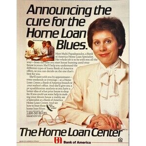 Bank of America Home Loan Center Meet Mahi Home Loan Specialist Print Ad 1985